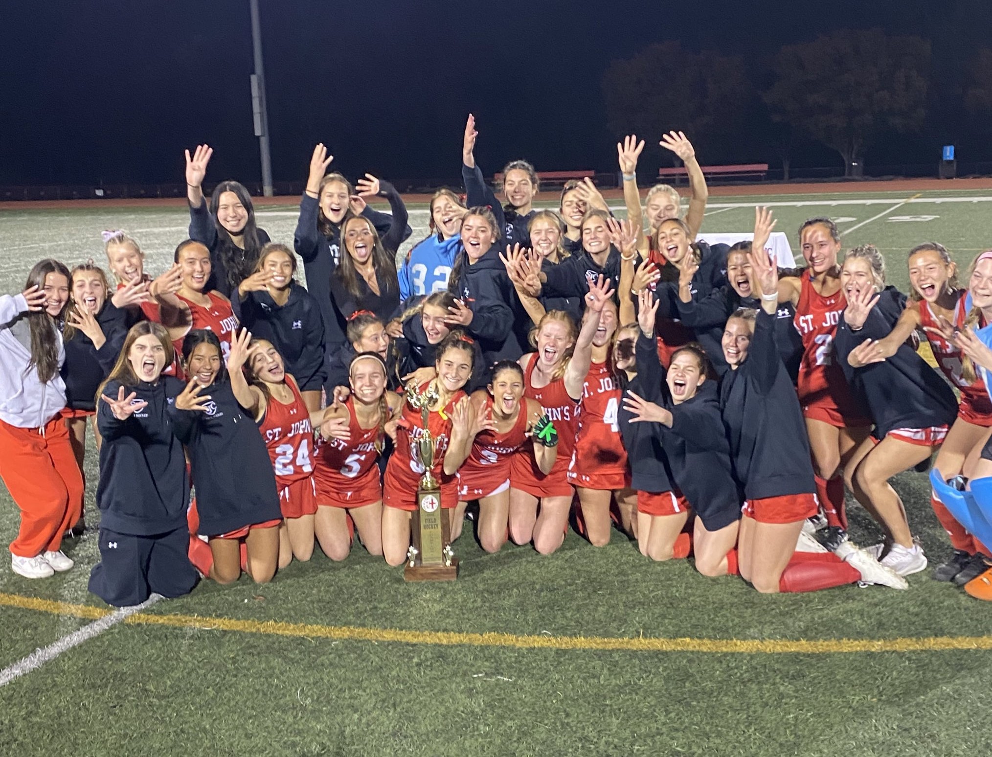 St. John's Holds off O'Connell and wins in OT to capture 4th straight Field Hockey Title